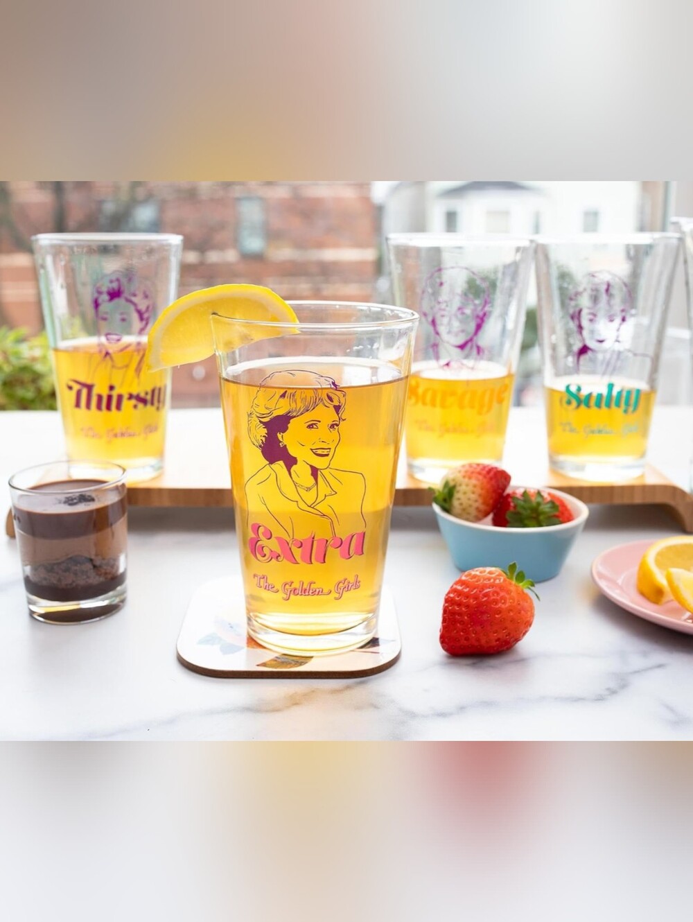 Golden Girls 4pc Pint Glasses